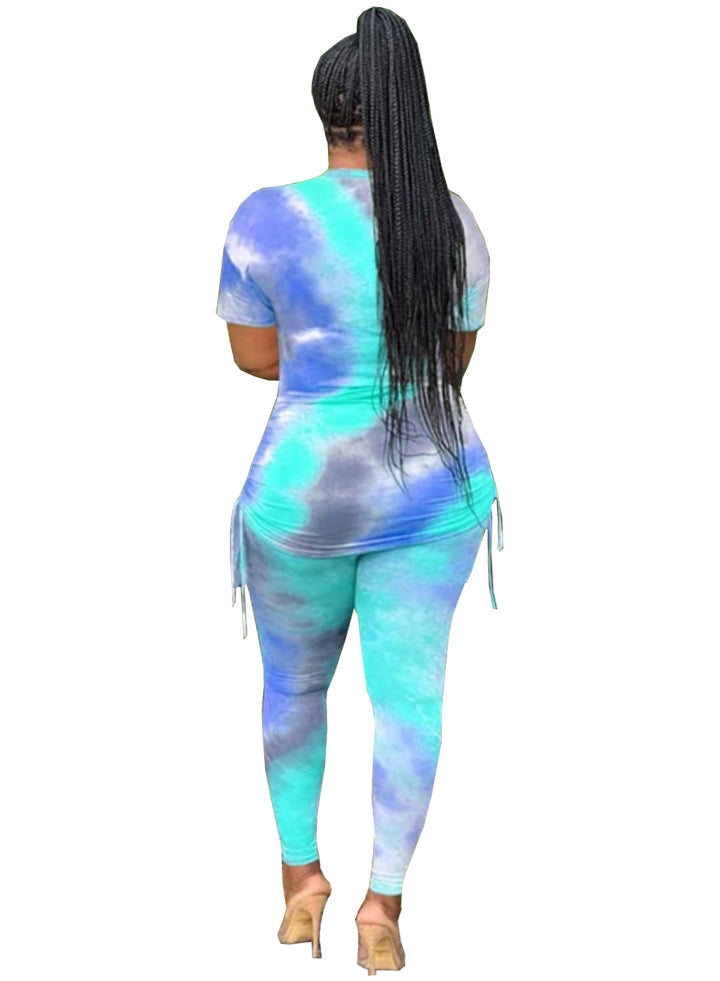 Ribbed Tye-Dye 2pc Legging Set